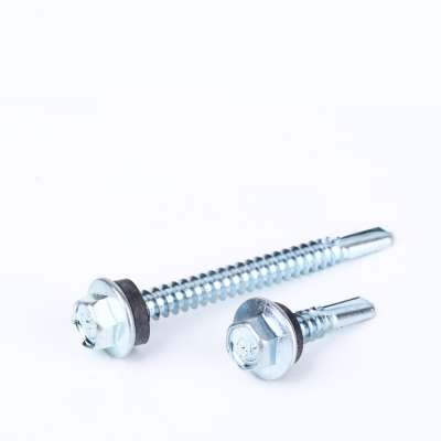 Painted Hex Washer Head Self Drilling Roofing Screw with EPDM Washer