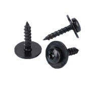 Black oxide pan head phillips cnc spare parts with washer