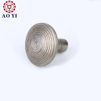 Zinc-plaitng carbon steel special spiral flat round head screw