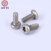 China manufacturer motocar accessories Recessed Pan Head Machine Screw