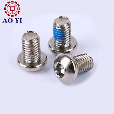 OEM high quality precision round head hex socket special screw made in China