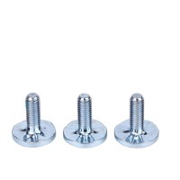 OEM Anti-loose Cross Flat Flange Head zinc Plated Nylok Screw